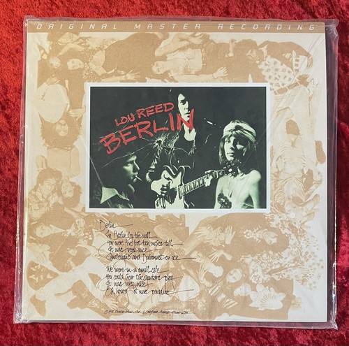 Lou reed berlin vinyl mfsl - berlin,